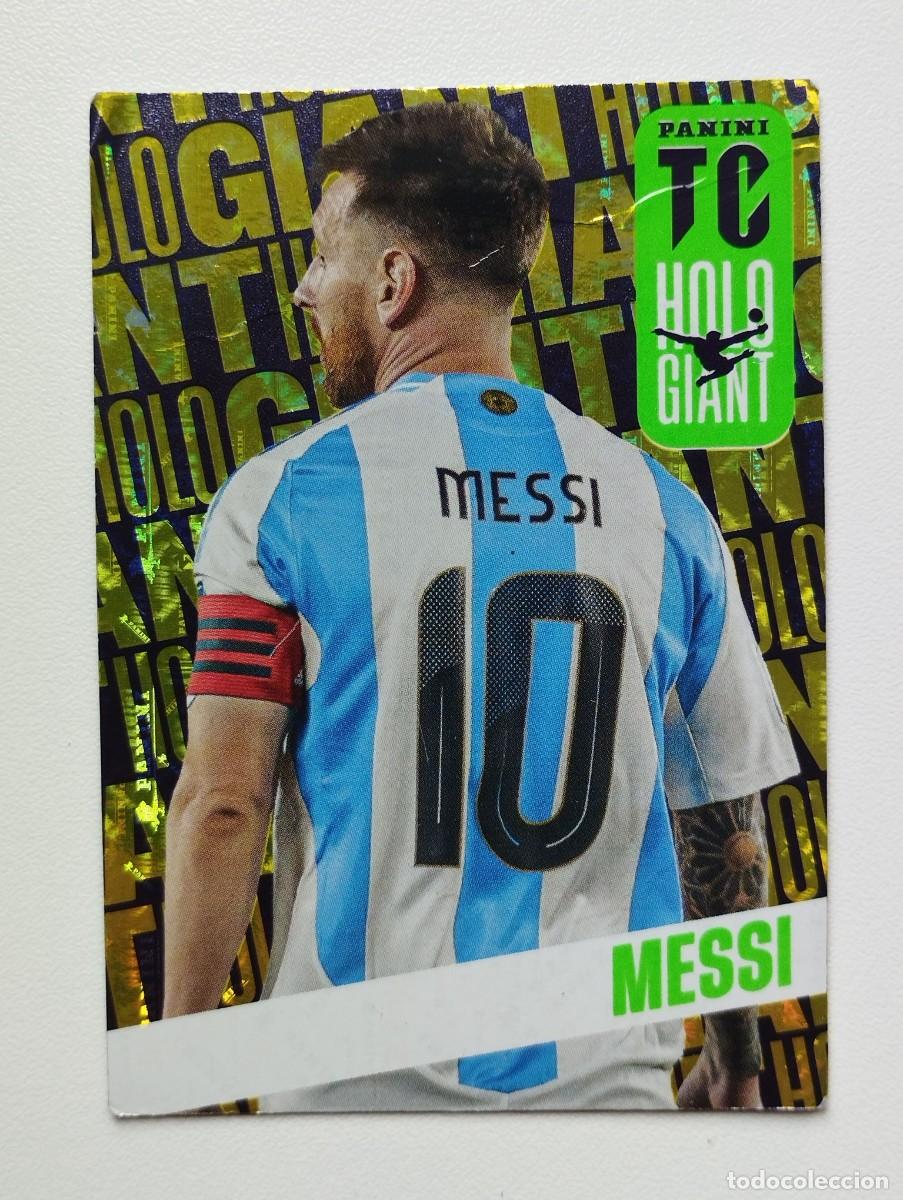 Cromos de F&uacute;tbol: CROMO CARD PANINI TOP CLASS 2025 HOLO GIANT MESSI ARGENTINA