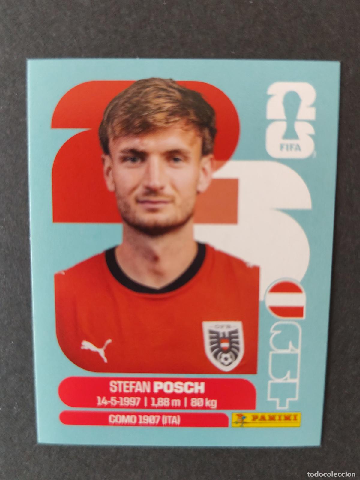 Cromos de F&uacute;tbol: AUT7 STEFAN POSCH 7 AUSTRIA MUNDIAL FIFA WORLD CUP 2026 STICKER PANINI SIN PEGAR