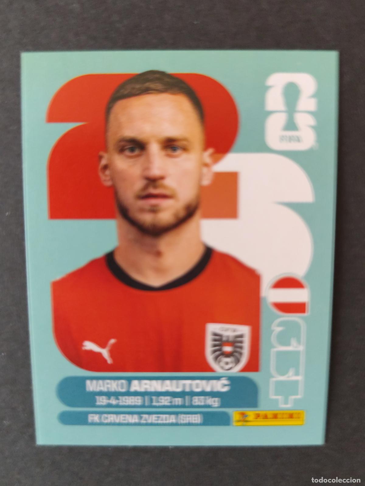 Cromos de F&uacute;tbol: AUT20 MARKO ARNAUTOVIĆ 20 AUSTRIA MUNDIAL FIFA WORLD CUP 2026 STICKER PANINI SIN PEGAR