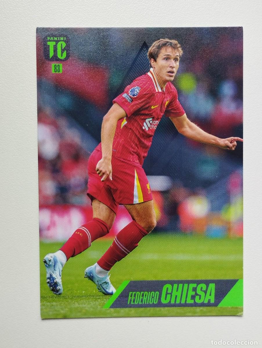 Cromos de F&uacute;tbol: CROMO CARD PANINI TOP CLASS 2025 FEDERICO CHIESA 83 LIVERPOOL