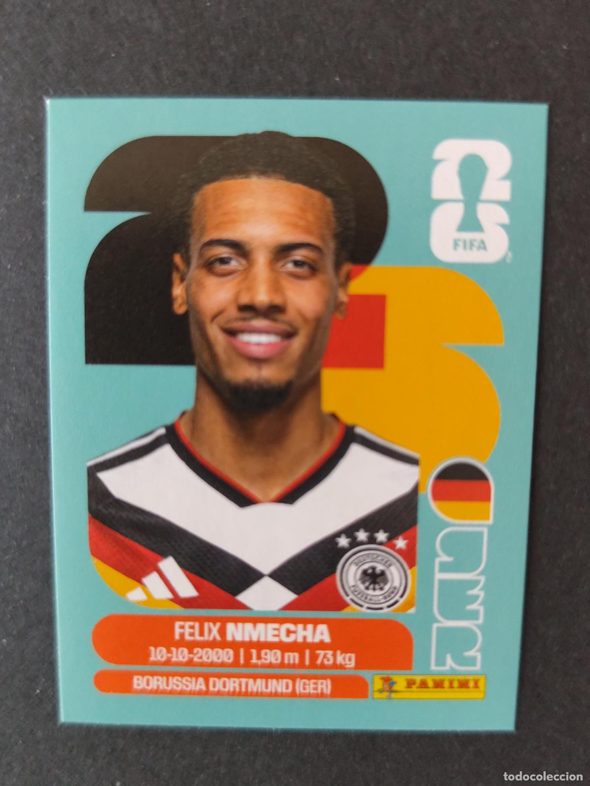Cromos de F&uacute;tbol: GER12 FELIX NMECHA 12 ALEMANIA MUNDIAL FIFA WORLD CUP 2026 STICKER PANINI SIN PEGAR