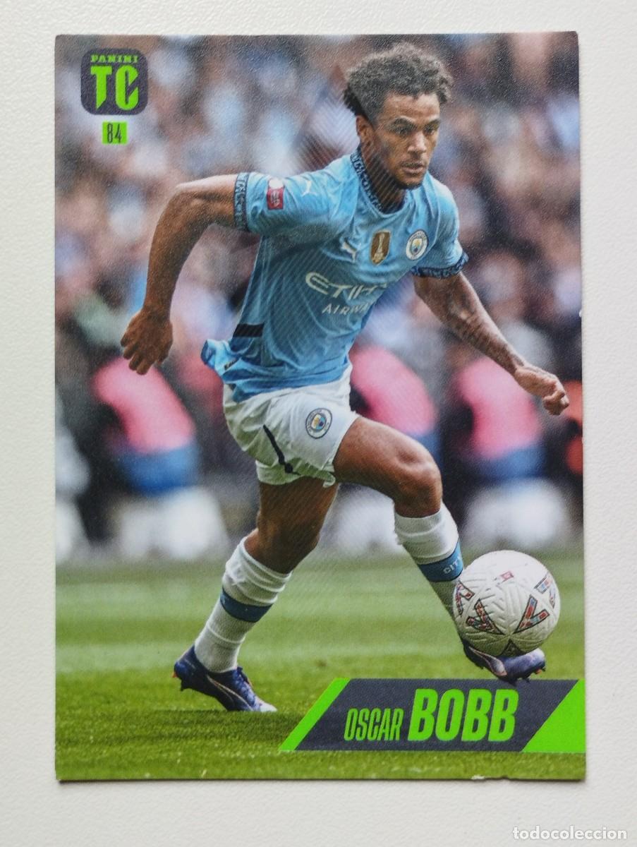 Cromos de F&uacute;tbol: CROMO CARD PANINI TOP CLASS 2025 OSCAR BOBB 84 MANCHESTER CITY