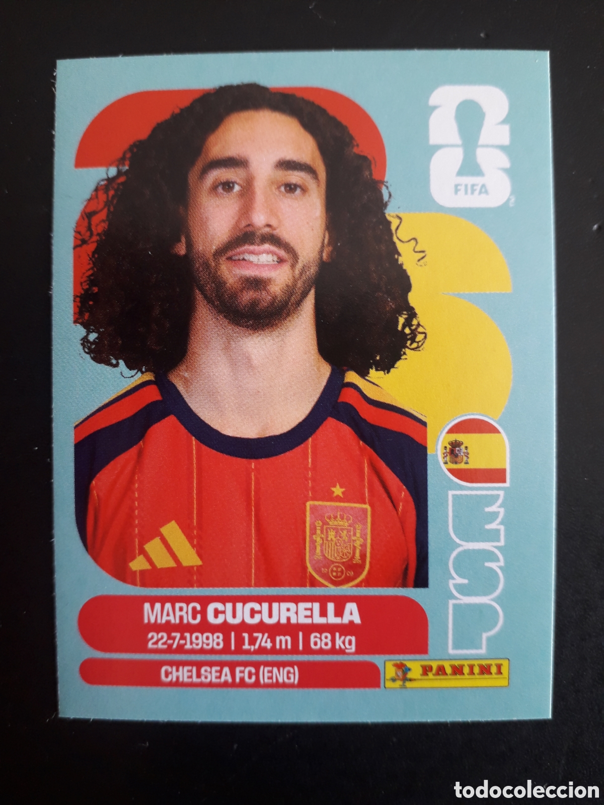 Cromos de F&uacute;tbol: CUCURELLA ESPA&Ntilde;A ESP 8 MUNDIAL F&Uacute;TBOL 2026 FIFA WORLD CUP PANINI SIN PEGAR PEDIDO M&Iacute;NIMO 3&euro;
