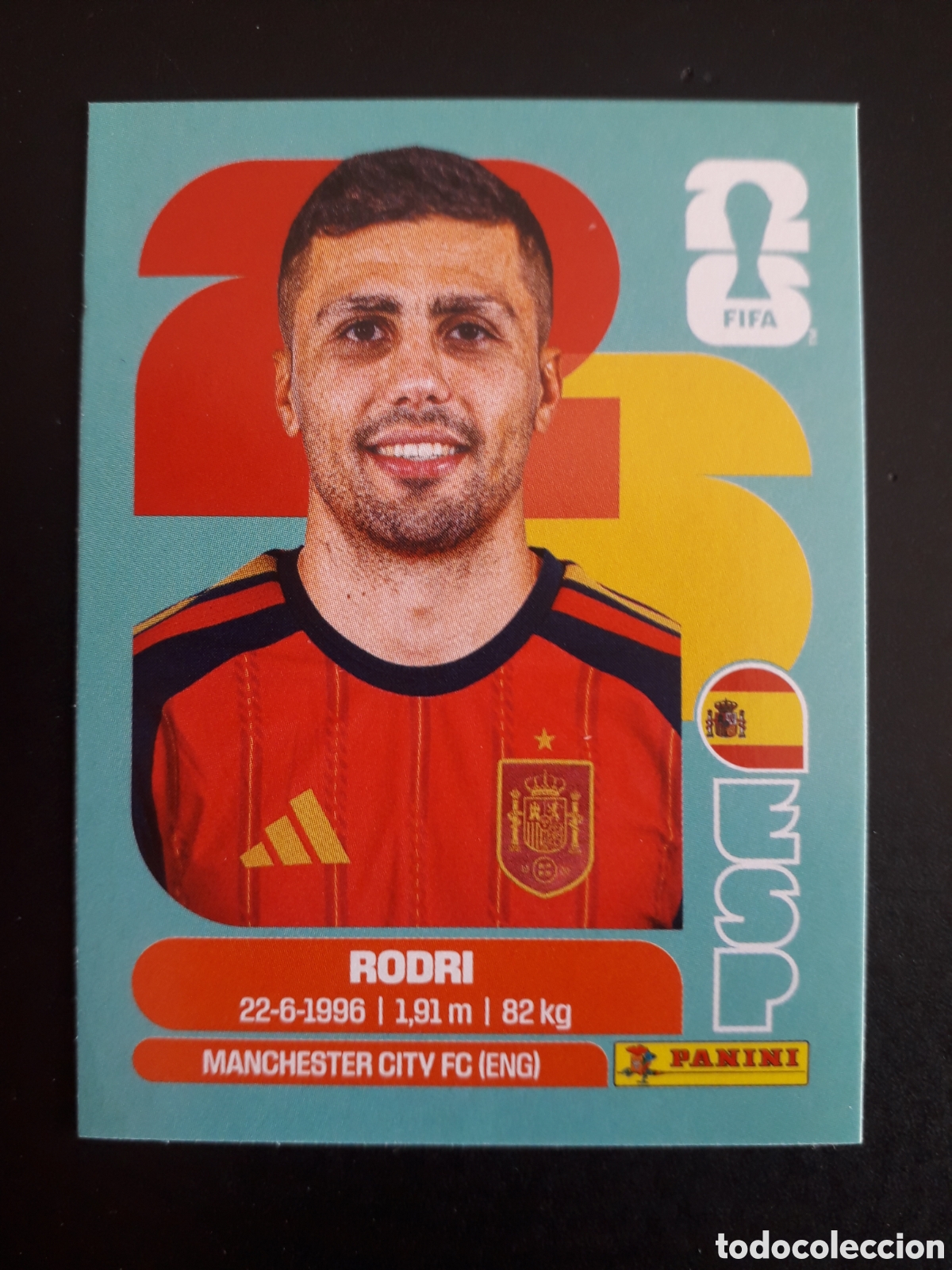 Cromos de F&uacute;tbol: RODRI ESPA&Ntilde;A ESP 10 MUNDIAL F&Uacute;TBOL 2026 FIFA WORLD CUP PANINI SIN PEGAR PEDIDO M&Iacute;NIMO 3&euro;