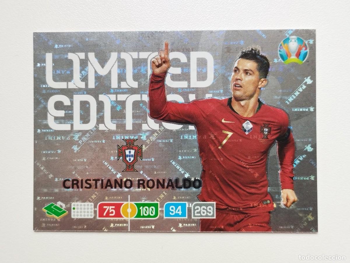 Cromos de F&uacute;tbol: CROMO CARD PANINI ADRENALYN XL UEFA EURO EUROCOPA 2020 CRISTIANO RONALDO PORTUGAL LIMITED EDITION