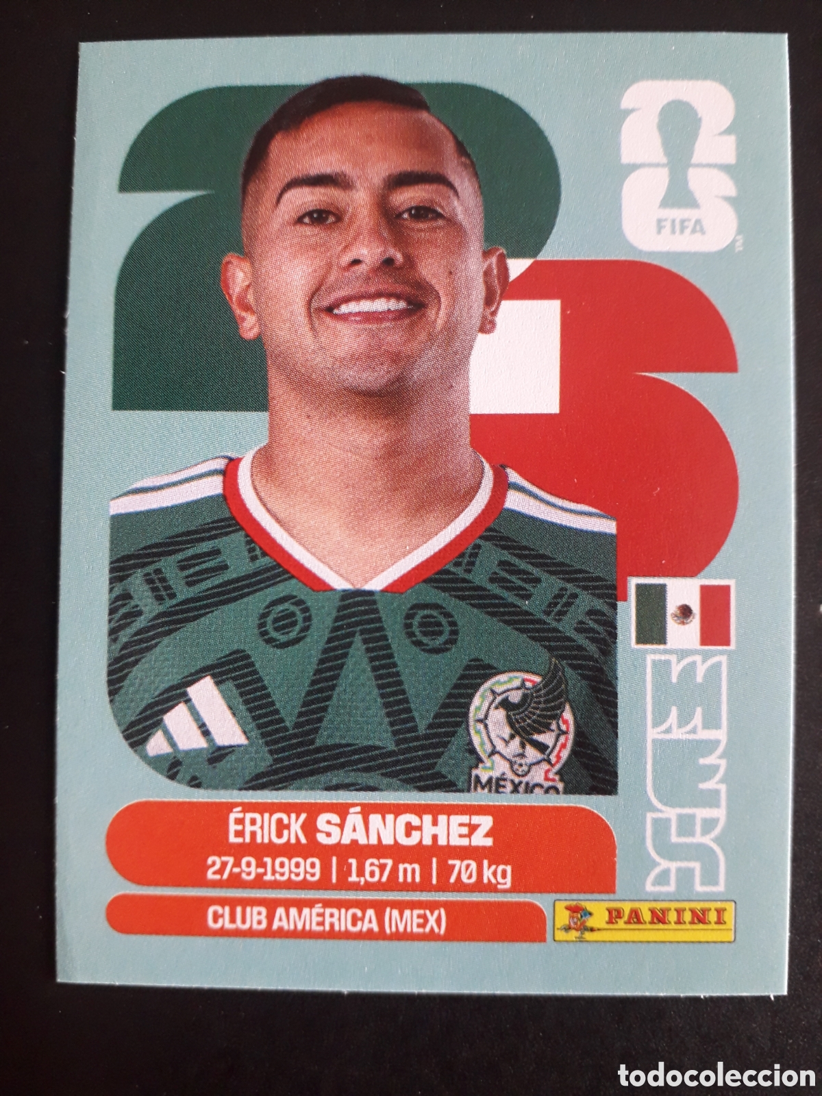 Cromos de F&uacute;tbol: S&Aacute;NCHEZ M&Eacute;XICO MEX 14 MUNDIAL F&Uacute;TBOL 2026 FIFA WORLD CUP PANINI SIN PEGAR PEDIDO M&Iacute;NIMO 3&euro;