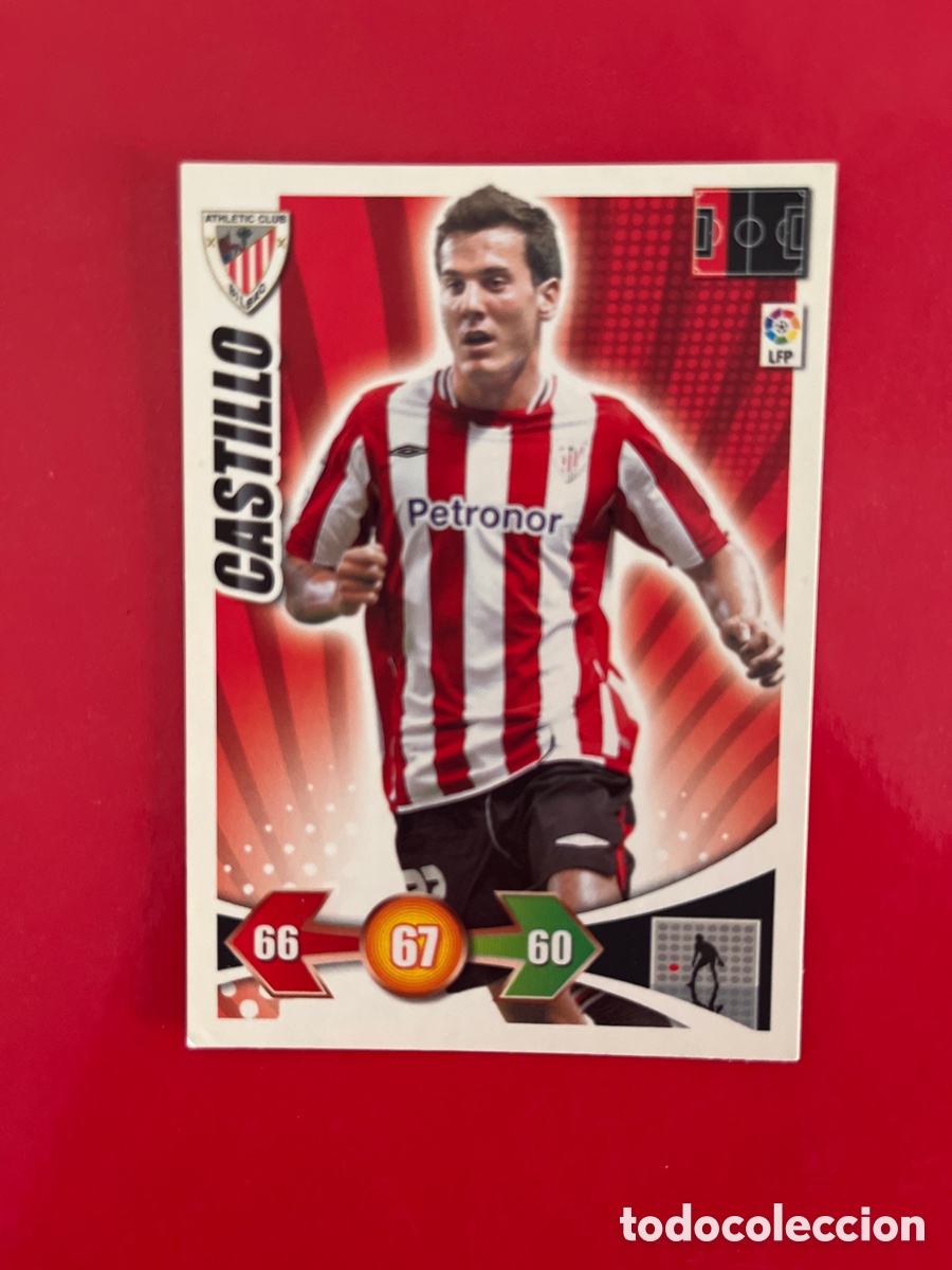 Cartes &agrave; collectionner de Football: CASTILLO ATHLETIC CLUB 24 ADRENALYN 2009 2010 PANINI XL 09 10 CARTA CROMO FUTBOL