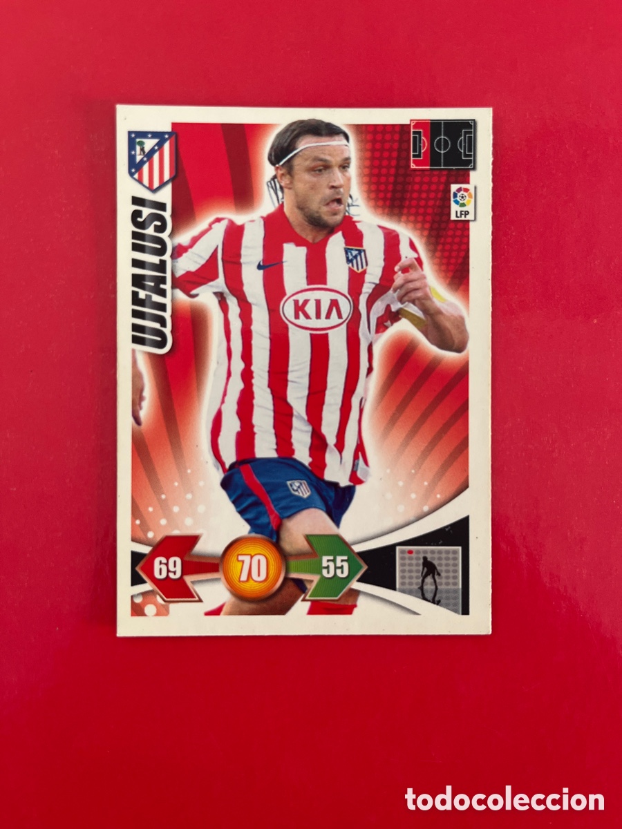 Fu&szlig;ball-Sticker: UJFALUSI ATLETICO DE MADRID 40 ADRENALYN 2009 2010 PANINI XL 09 10 CARTA CROMO FUTBOL