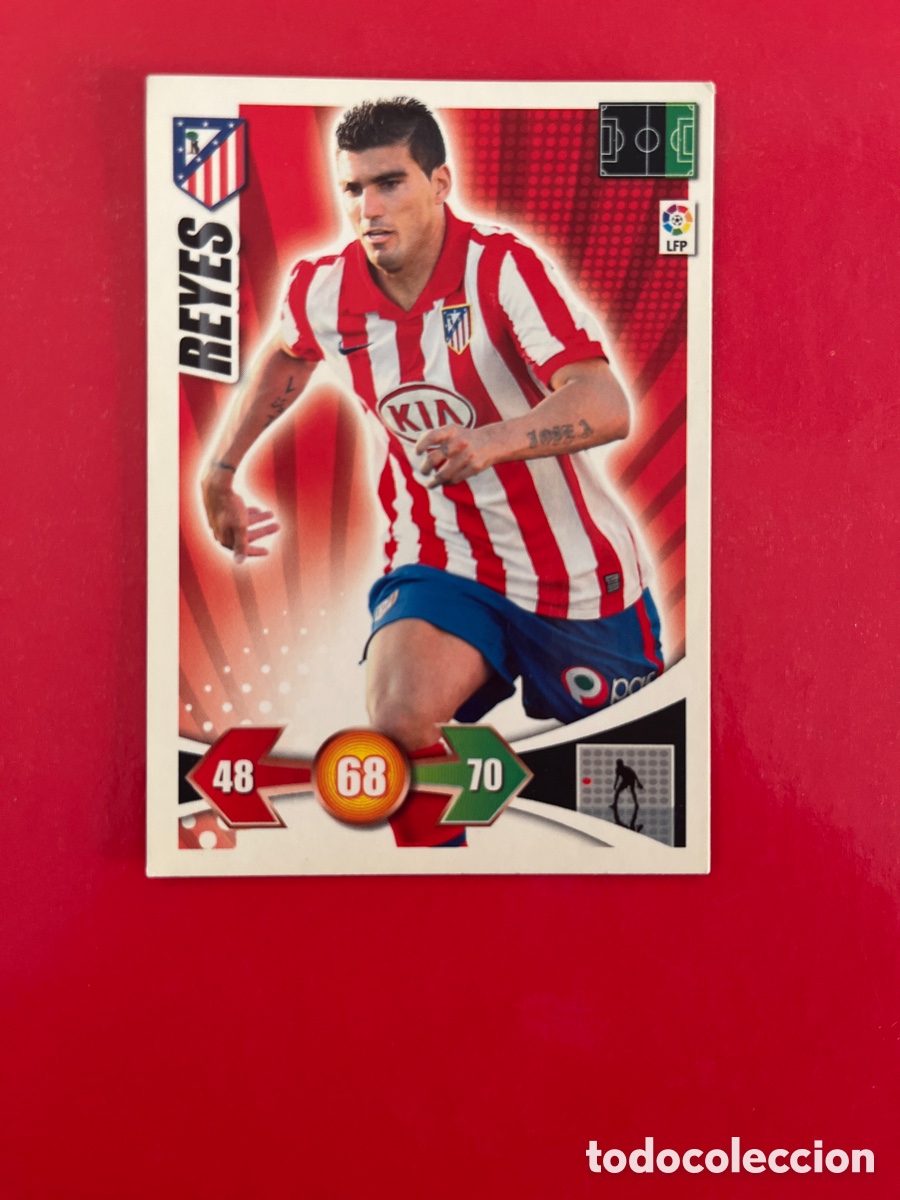 Fu&szlig;ball-Sticker: REYES ATLETICO DE MADRID 54 ADRENALYN 2009 2010 PANINI XL 09 10 CARTA CROMO FUTBOL