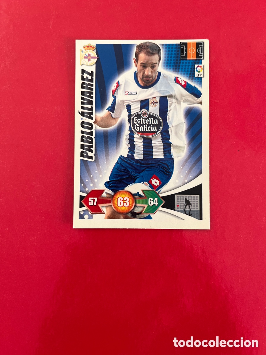 Cromos de F&uacute;tbol: PABLO ALVAREZ DEPORTIVO DE LA CORU&Ntilde;A 84 ADRENALYN 2009 2010 PANINI XL 09 10 CARTA CROMO FUTBOL