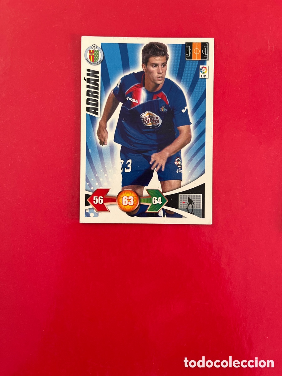 Fu&szlig;ball-Sticker: ADRIAN GETAFE 122 ADRENALYN 2009 2010 PANINI XL 09 10 CARTA CROMO FUTBOL