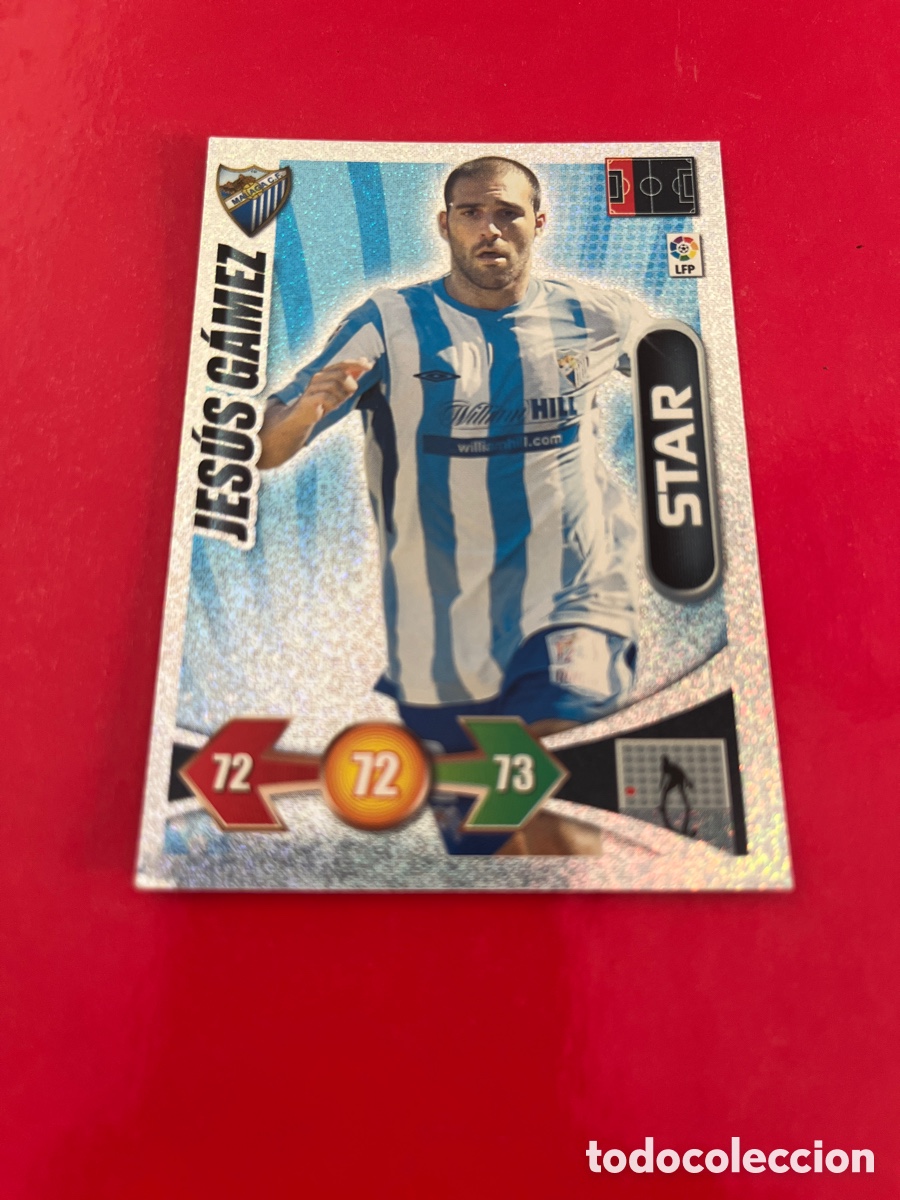 Football Stickers: JESUS GAMEZ STAR MALAGA 146 ADRENALYN 2009 2010 PANINI XL 09 10 CARTA CROMO FUTBOL