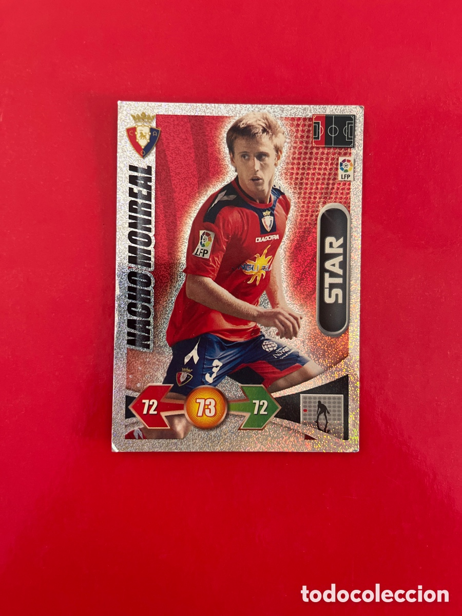 Cartes &agrave; collectionner de Football: NACHO MONREAL STAR OSASUNA 187 ADRENALYN 2009 2010 PANINI XL 09 10 CARTA CROMO FUTBOL