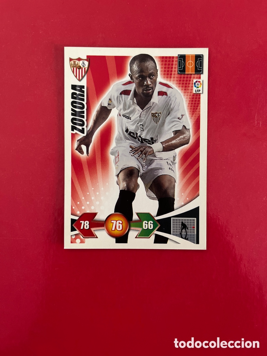 Cartes &agrave; collectionner de Football: ZOKORA SEVILLA 226 ADRENALYN 2009 2010 PANINI XL 09 10 CARTA CROMO FUTBOL