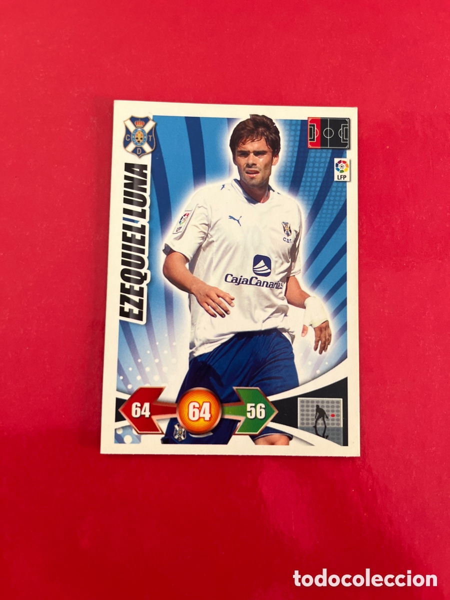 Fu&szlig;ball-Sticker: EZEQUIEL LUNA 256 C.D.TENERIFE ADRENALYN 2009 2010 PANINI XL 09 10 CARTA CROMO FUTBOL