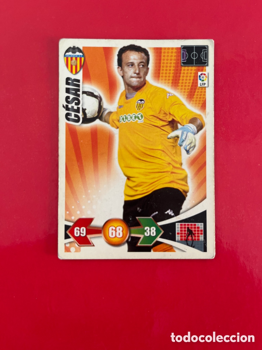 Football Stickers: CESAR 271 VALENCIA C.F. ADRENALYN 2009 2010 PANINI XL 09 10 CARTA CROMO FUTBOL