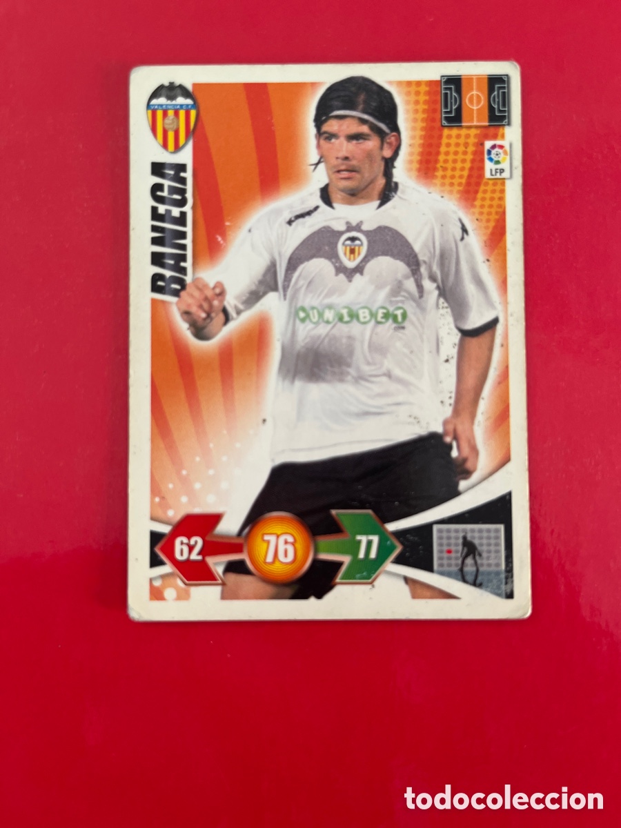 Football Stickers: BANEGA 282 VALENCIA C.F. ADRENALYN 2009 2010 PANINI XL 09 10 CARTA CROMO FUTBOL