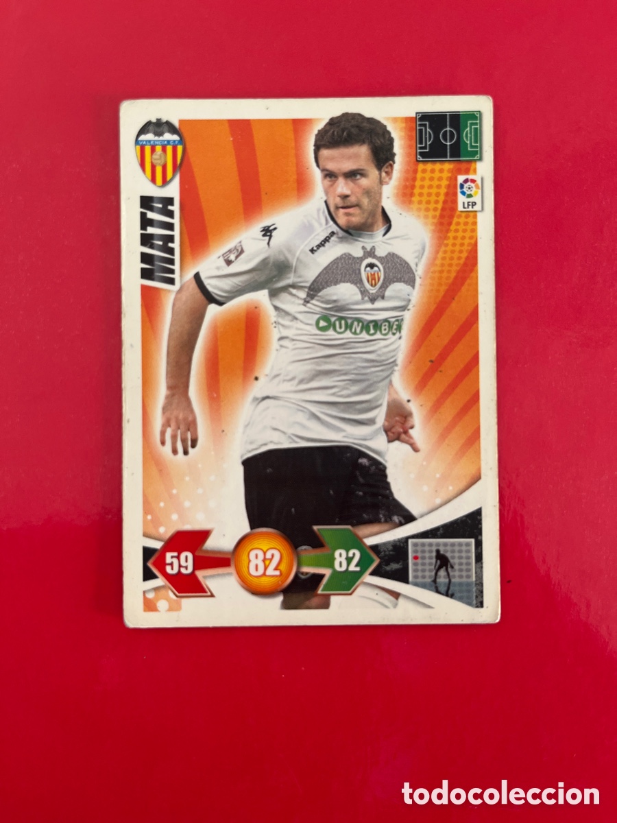 Cartes &agrave; collectionner de Football: MATA 288 VALENCIA C.F. ADRENALYN 2009 2010 PANINI XL 09 10 CARTA CROMO FUTBOL