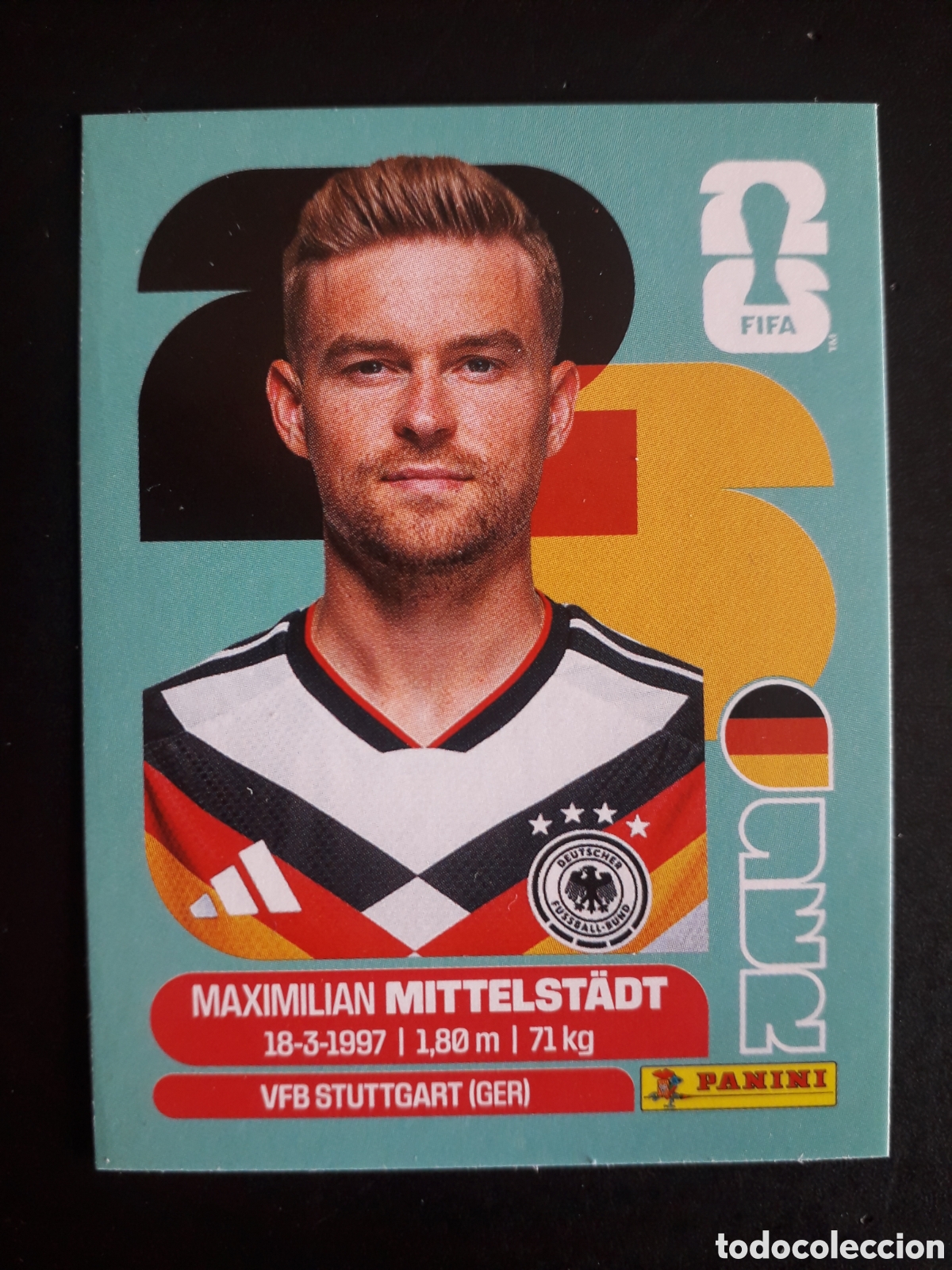 Cromos de F&uacute;tbol: MITTELST&Auml;DT ALEMANIA GER 9 MUNDIAL F&Uacute;TBOL 2026 FIFA WORLD CUP PANINI SIN PEGAR PEDIDO M&Iacute;NIMO 3&euro;.