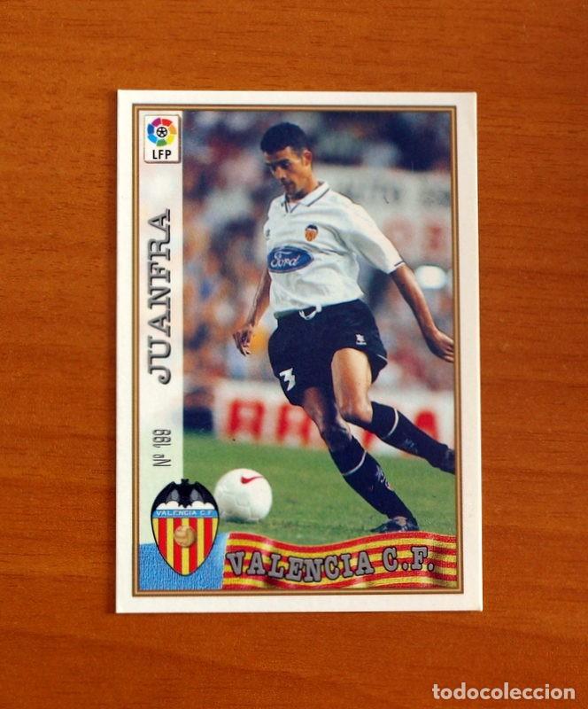 Cromos de F&uacute;tbol: Valencia - N&ordm; 199 Juanfra - Mundicromo ficha de la Liga 1997-1998, 97-98
