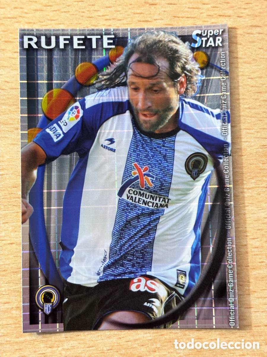 Cromos de F&uacute;tbol: # 510 Rufete H&eacute;rcules CF Mundicromo 2011 Superstar cuadros
