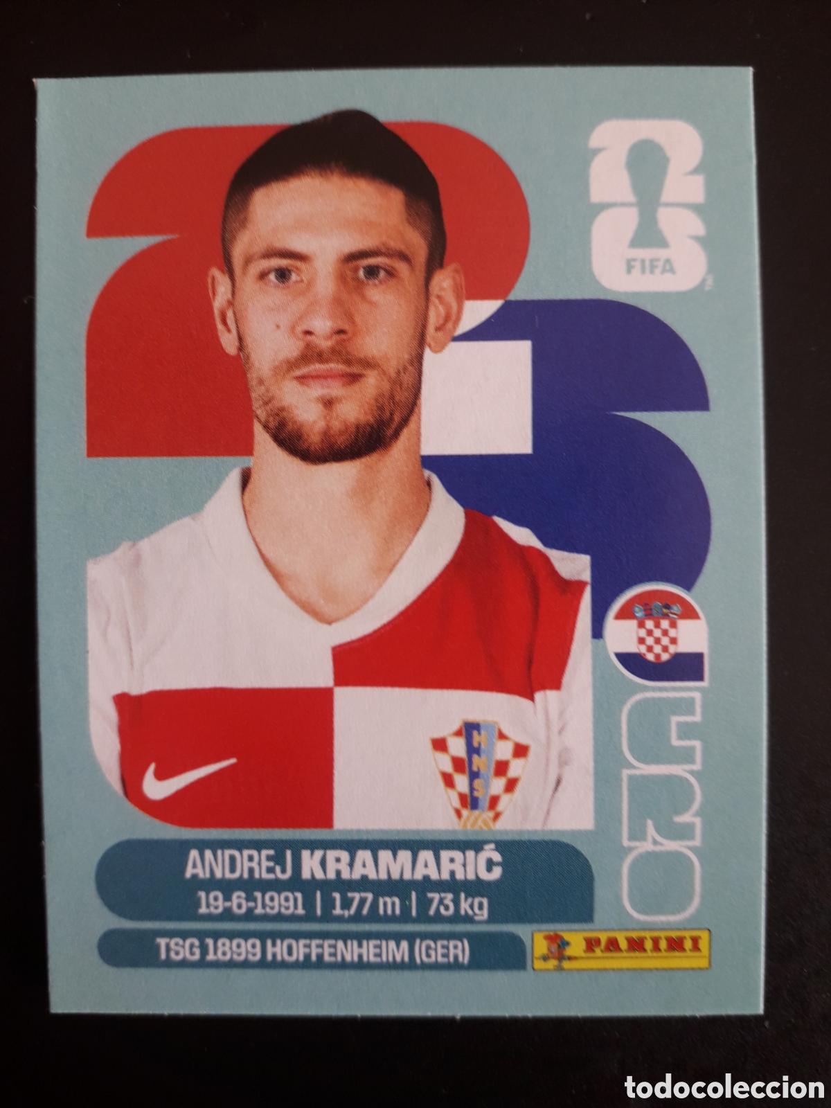 Cromos de F&uacute;tbol: KRAMARIC CROACIA CRO 19 MUNDIAL F&Uacute;TBOL 2026 FIFA WORLD CUP PANINI SIN PEGAR PEDIDO M&Iacute;NIMO 3&euro;