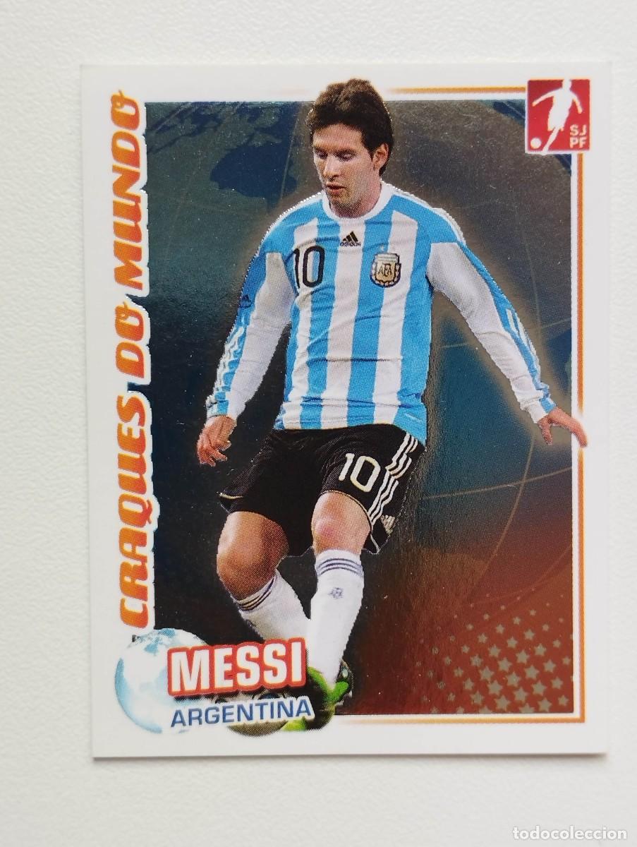 Cromos de F&uacute;tbol: CROMO STICKER PANINI FUTEBOL 2010 2011 10 11 CRAQUES DO MUNDO LIONEL MESSI ARGENTINA