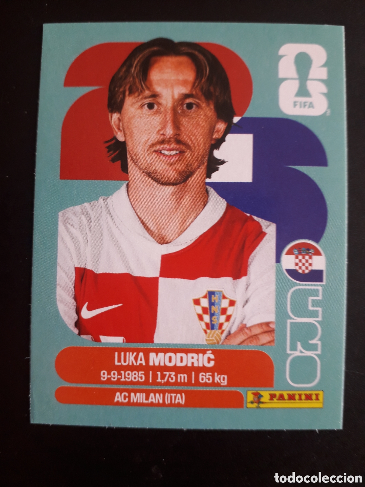Cromos de F&uacute;tbol: MODRIĆ CROACIA CRO 9 MUNDIAL F&Uacute;TBOL 2026 FIFA WORLD CUP PANINI SIN PEGAR PEDIDO M&Iacute;NIMO 3&euro;