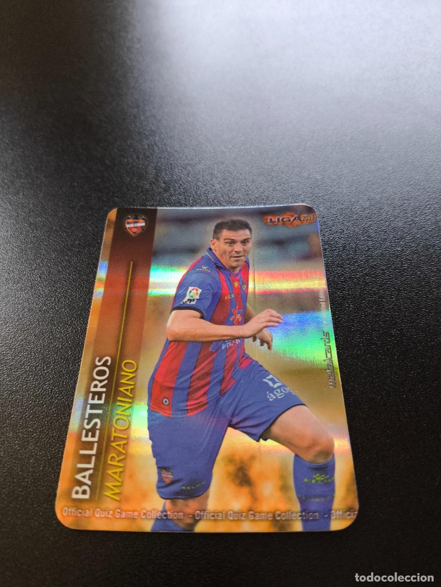 Cromos de F&uacute;tbol: 7 /9 BALLESTEROS LEVANTE FONDO RAYAS MARATONIANO MUNDICROMO LIGA 2012 2013 12 13 NO PANINI ESTE