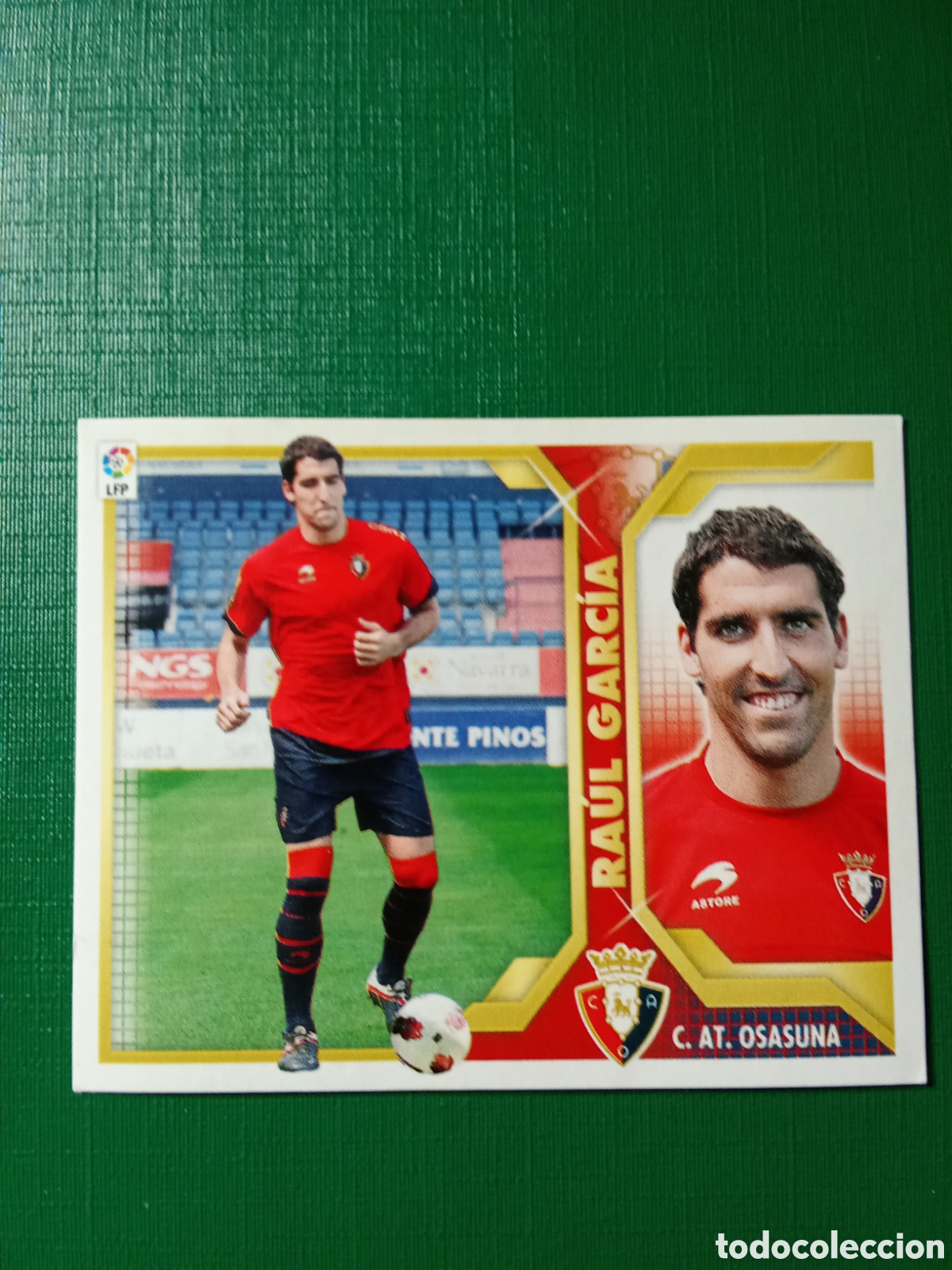 Cartes &agrave; collectionner de Football: RAUL GARCIA OSASUNA FICHAJE 39 LIGA ESTE 2011 2012 11-12 SIN PEGAR