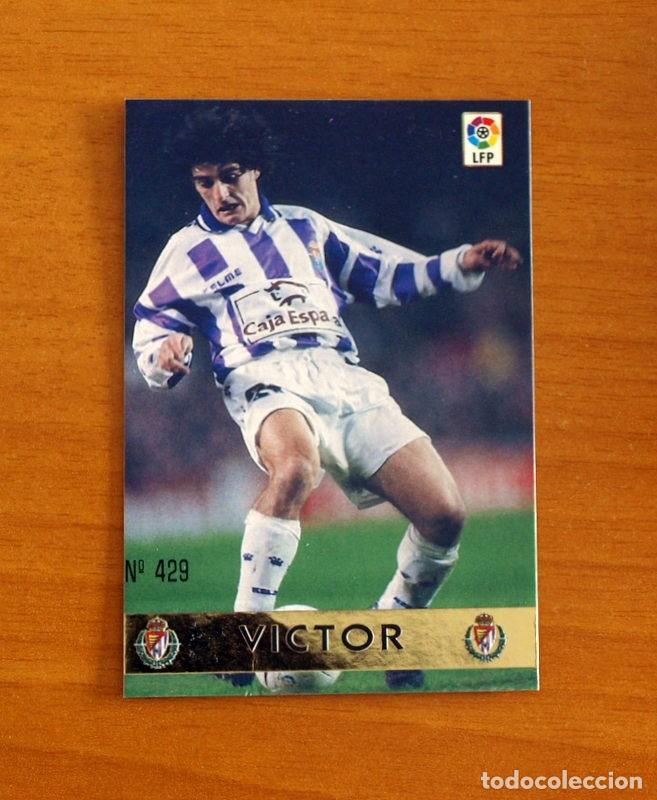 Cromos de F&uacute;tbol: Real Valladolid - N&ordm; 429 V&iacute;ctor - El Mejor - Mundicromo ficha de la Liga 1997-1998, 97-98