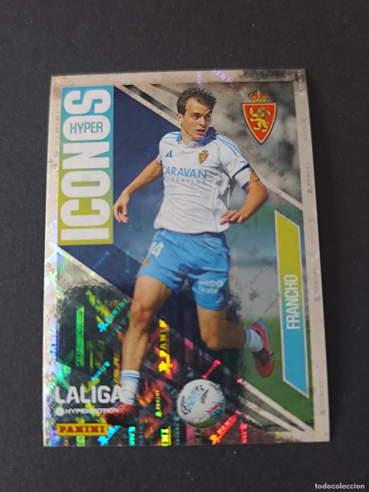 Cromos de F&uacute;tbol: 460 FRANCHO ZARAGOZA HYPER ICONOS SEGUNDA 2&ordf; DIVISI&Oacute;N LIGA HYPERMOTION 2025 2026 25 26