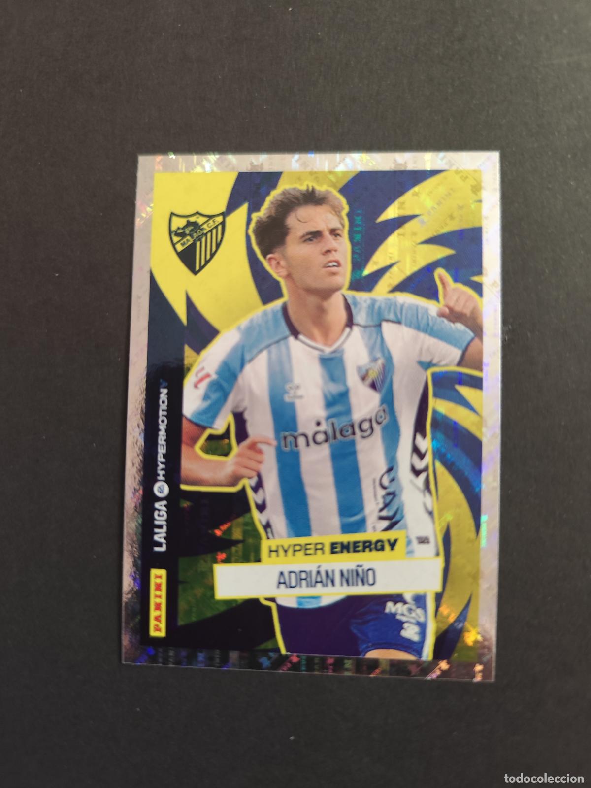Cromos de F&uacute;tbol: 465 ADRI&Aacute;N NI&Ntilde;O M&Aacute;LAGA HYPER ENERGY 2&ordf; DIVISI&Oacute;N LIGA HYPERMOTION 2025 2026 25 26 PEDIDO M&Iacute;NIMO