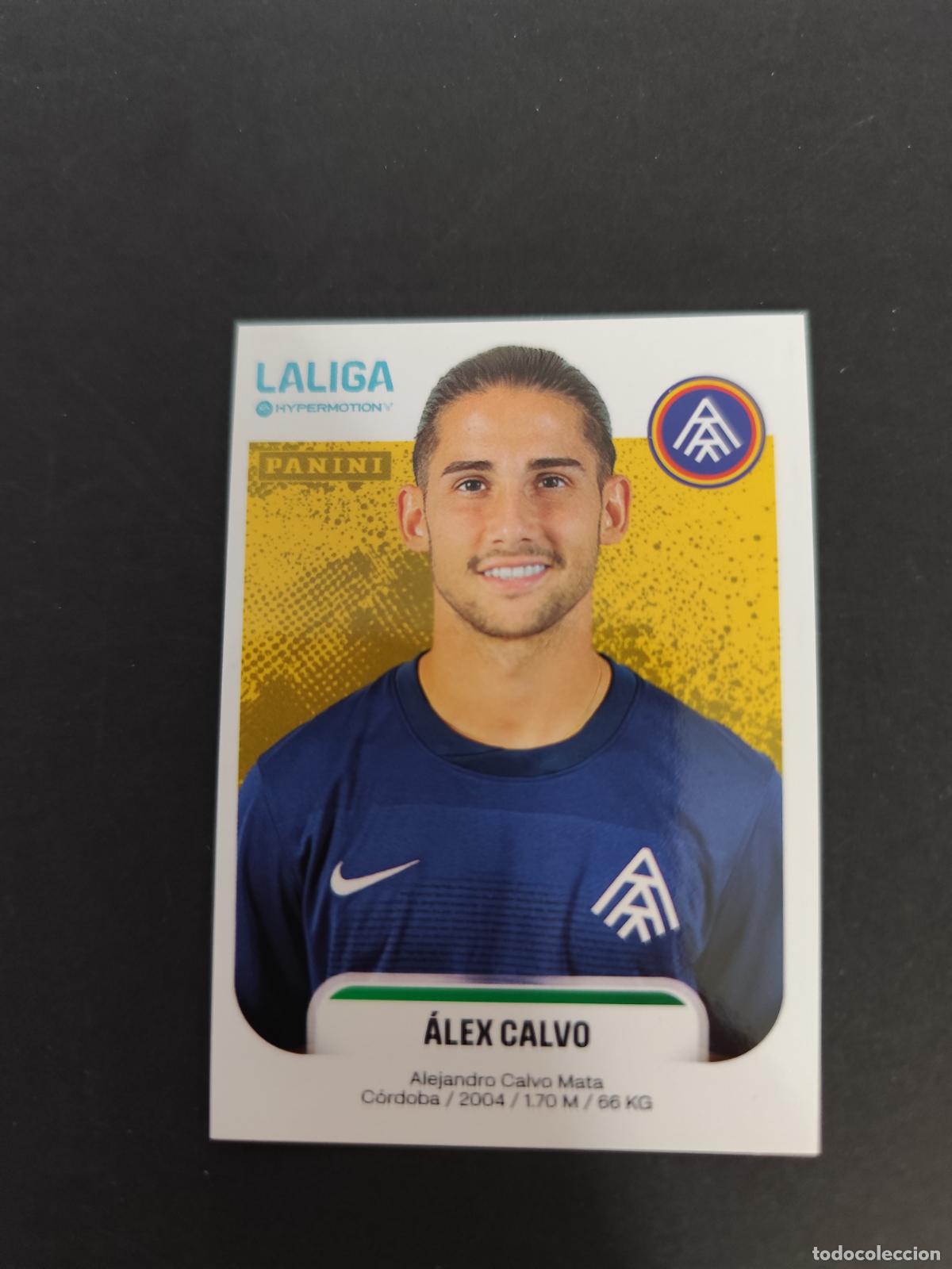 Football Stickers: 54 &Aacute;LEX CALVO ANDORRA SEGUNDA 2&ordf; DIVISI&Oacute;N LIGA HYPERMOTION 2025 2026 25 26 PEDIDO M&Iacute;NIMO 2&euro;