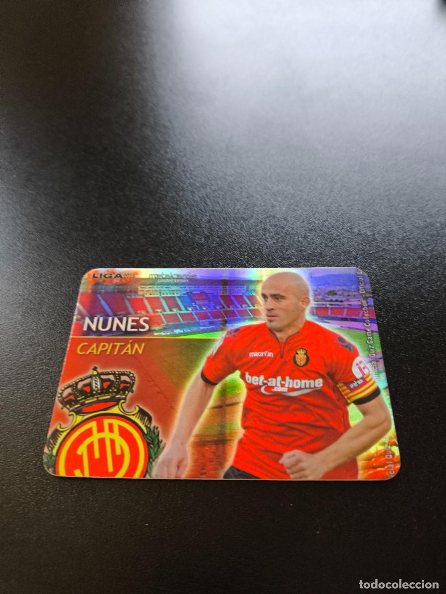 Football Stickers: 8 /20 NUNES MALLORCA FONDO RAYAS CAPITAN MUNDICROMO LIGA 2012 2013 12 13 NO PANINI ESTE