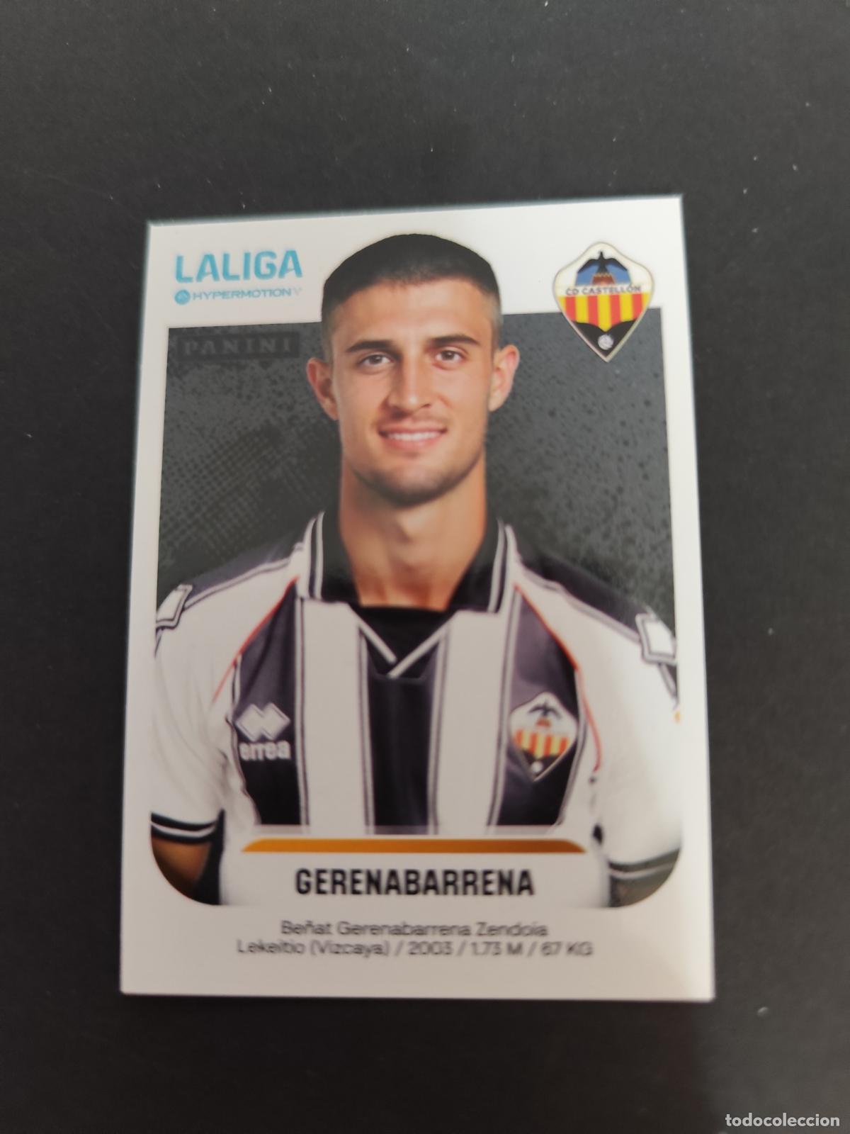 Football Stickers: 107 A GERENABARRENA CASTELL&Oacute;N SEGUNDA 2&ordf; DIVISI&Oacute;N LIGA HYPERMOTION 2025 2026 25 26 PEDIDO M&Iacute;NIMO 2&euro;