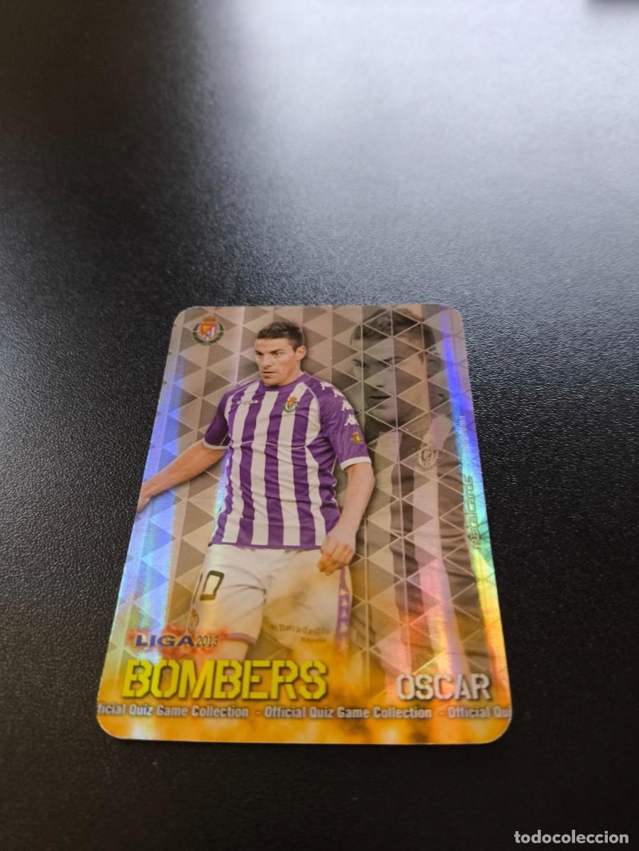 Cromos de F&uacute;tbol: 9 /21 OSCAR VALLADOLID FONDO RAYAS BOMBERS MUNDICROMO LIGA 2012 2013 12 13 NO PANINI ESTE