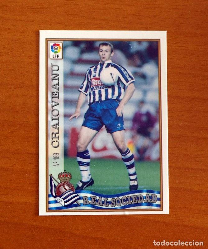 Cromos de F&uacute;tbol: Real Sociedad - N&ordm; 168 Craioveanu - Mundicromo ficha de la Liga 1997-1998, 97-98