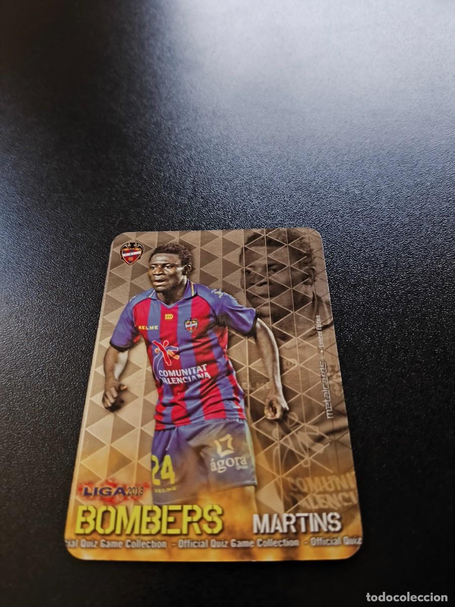 Cromos de F&uacute;tbol: 16 /21 MARTINS LEVANTE BRILLO LISO BOMBERS MUNDICROMO LIGA 2012 2013 12 13 NO PANINI ESTE