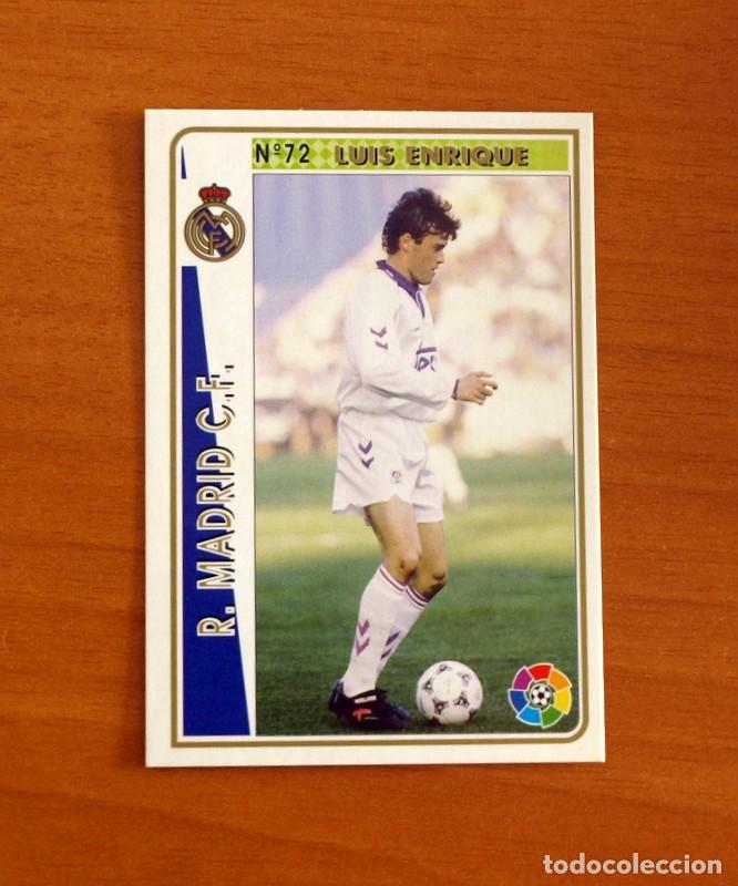 Cromos de F&uacute;tbol: Real Madrid -N&ordm; 72 Luis Enrique -Mundicromo Las Fichas de la Liga 1994-1995-94-95