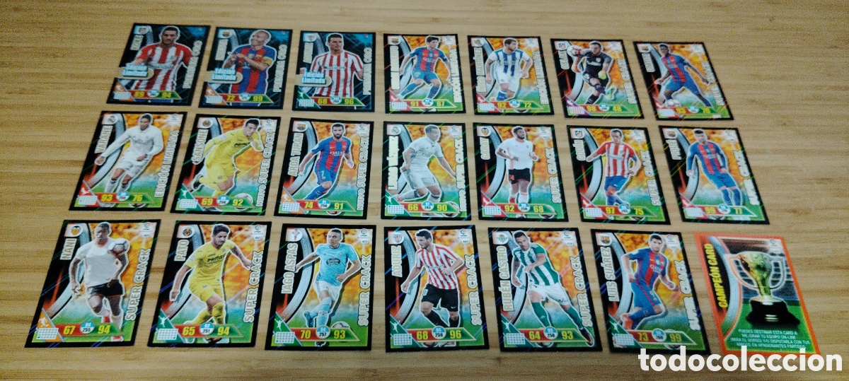 Cromos de F&uacute;tbol: 44 cromos adrenalyn 2016-17