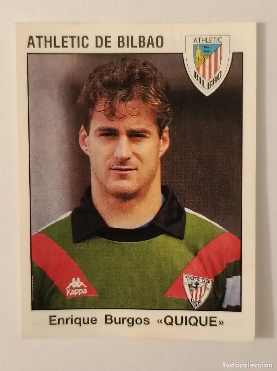 Cromos de F&uacute;tbol: #39 QUIQUE (ATHLETIC BILBAO) LIGA 93/94 PANINI