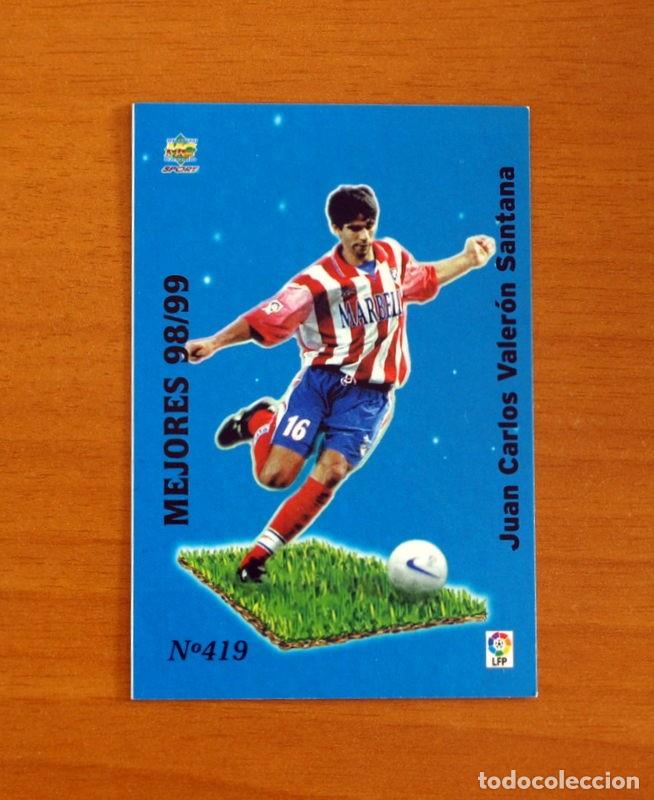 Cromos de Futebol: Atl&eacute;tico Madrid - N&ordm; 419, Valeron -Mejores 98-99 -Las Fichas de la Liga Mundicromo 1999-2000, 99-00