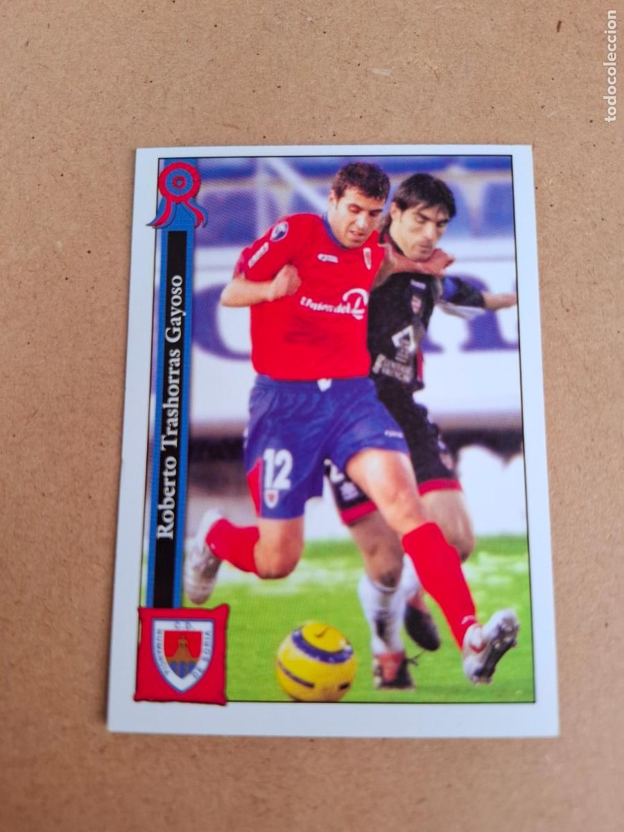 Cromos de Futebol: MUNDICROMO 2005 2006 05 06 - 1139 TRASHORRAS - CD. NUMANCIA