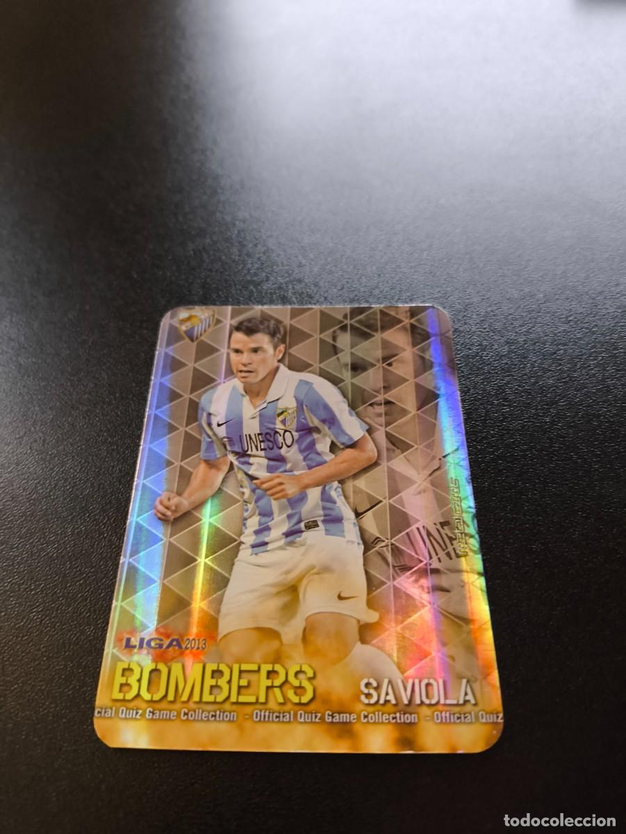 Cromos de Futebol: 18 /21 SAVIOLA MALAGA FONDO RAYAS BOMBERS MUNDICROMO LIGA 2012 2013 12 13 NO PANINI ESTE