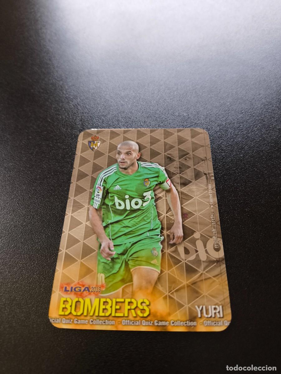 Cromos de Futebol: 20 /21 YURI PONFERRADINA BRILLO LISO BOMBERS MUNDICROMO LIGA 2012 2013 12 13 NO PANINI ESTE