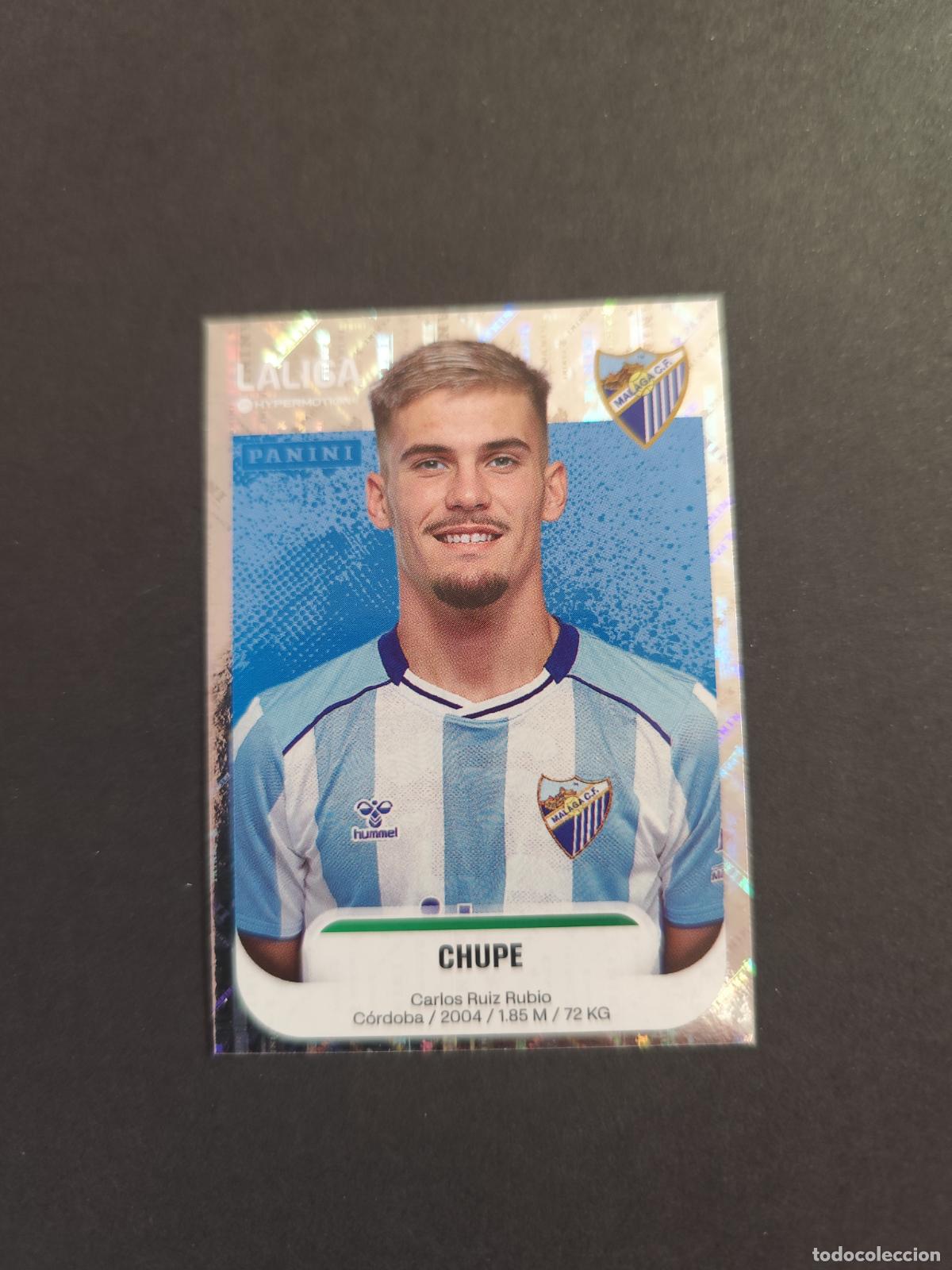 Cromos de F&uacute;tbol: 305 CHUPE M&Aacute;LAGA SEGUNDA 2&ordf; DIVISI&Oacute;N LIGA HYPERMOTION 2025 2026 25 26 PEDIDO M&Iacute;NIMO 2&euro;