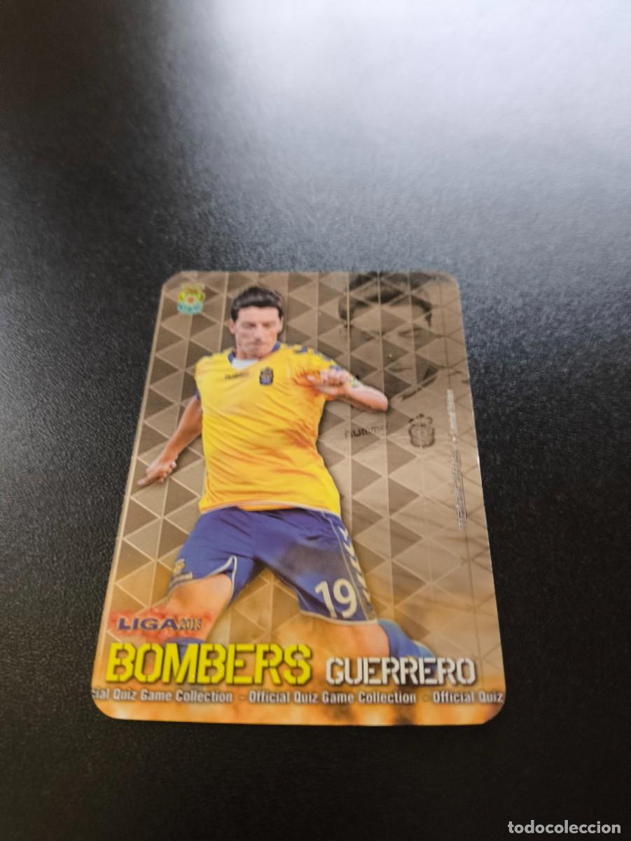 Cromos de F&uacute;tbol: 21 /21 JAVI GEURRERO LAS PALMAS BRILLO LISO BOMBERS MUNDICROMO LIGA 2012 2013 12 13 NO PANINI ESTE
