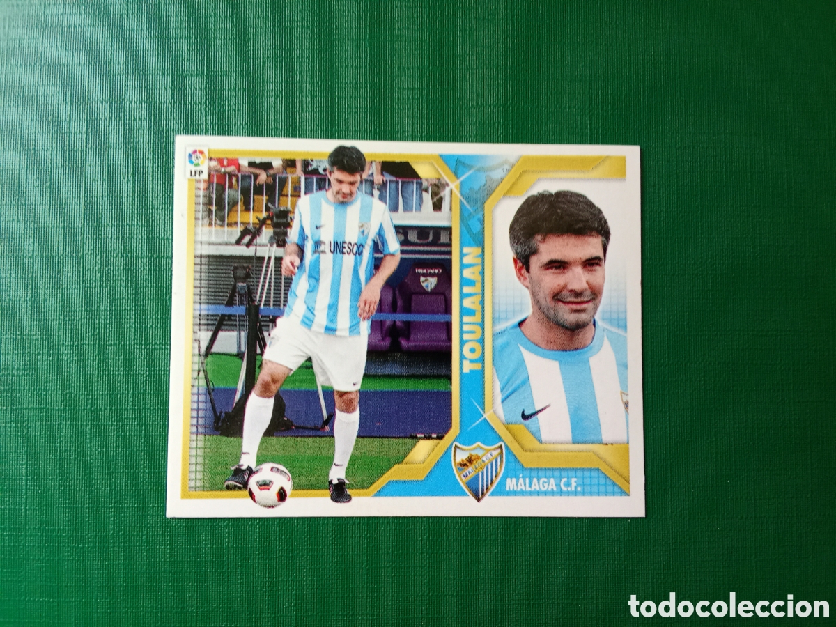 Cartes &agrave; collectionner de Football: TOULALAN MALAGA FICHAJE 4 LIGA ESTE 2011 2012 11-12 SIN PEGAR