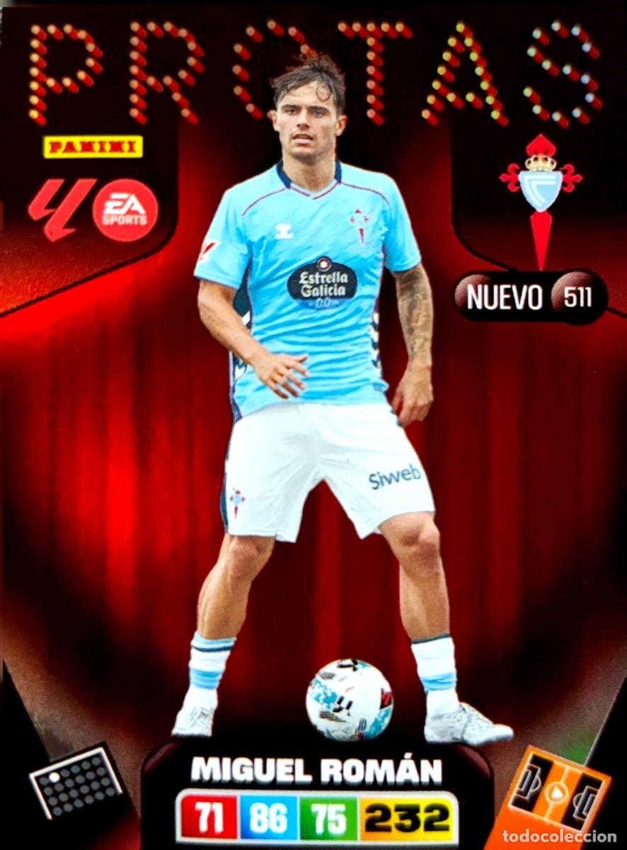 Cromos de F&uacute;tbol: 511 Miguel Roman - RC Celta de Vigo - NUEVO PROTAS - PANINI ADRENALYN La Liga 2025 2026 25 26